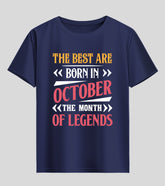 Best are Born in October Half Sleeve T-Shirt